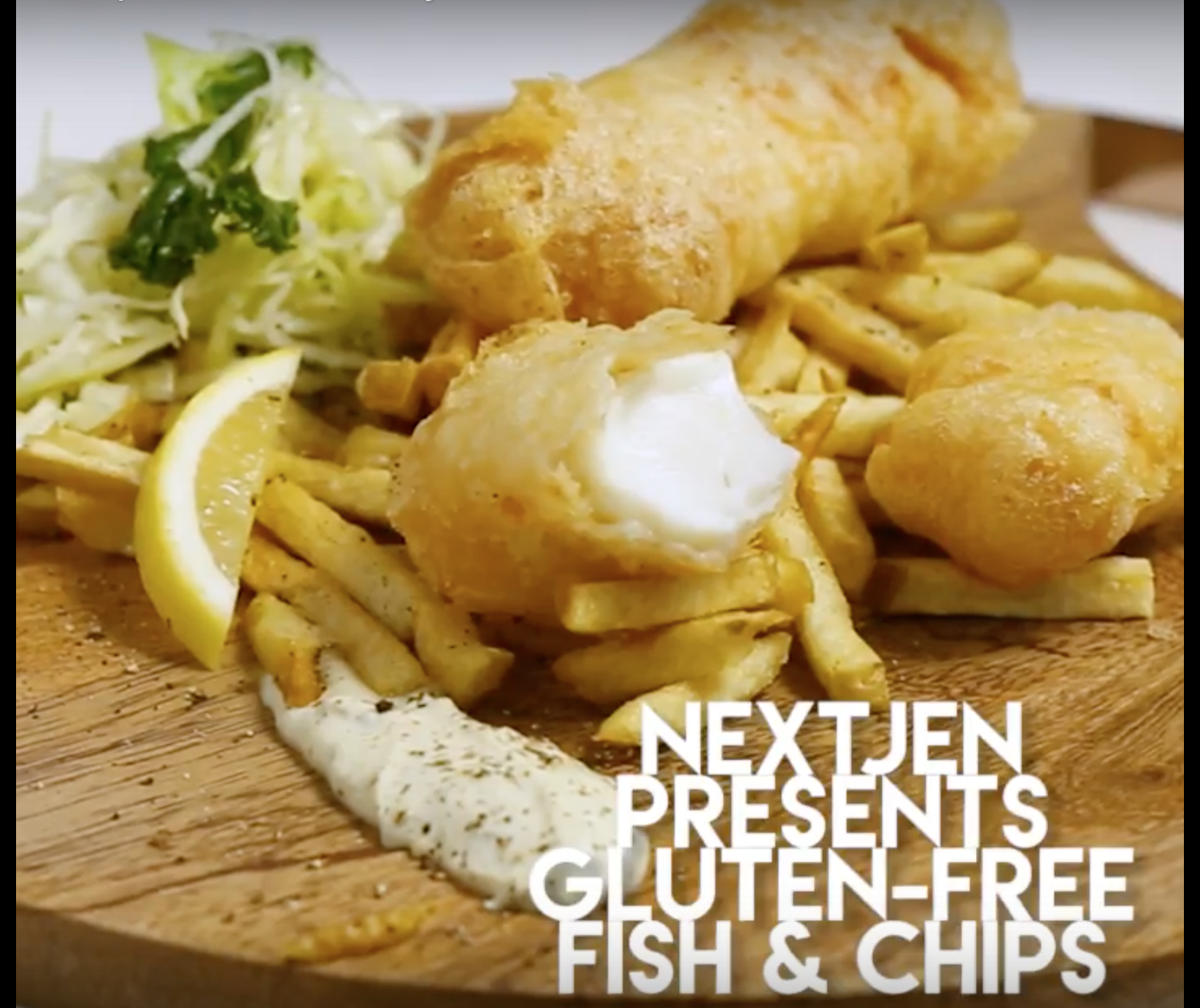 Nextjen Gluten-Free Fish and Chips Made With Artisan Fish & Chips Batter Mix